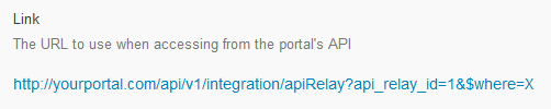 API Relay Link