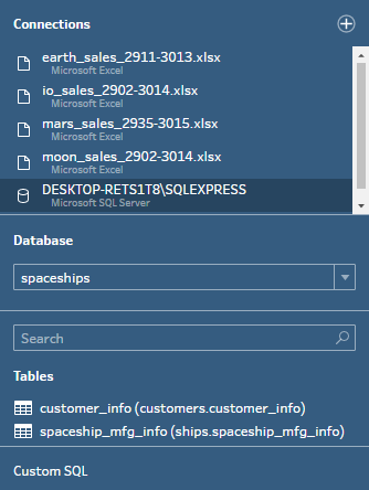 Tableau Prep - Add Tables