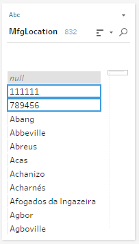 Tableau Prep - MfgLocation Field