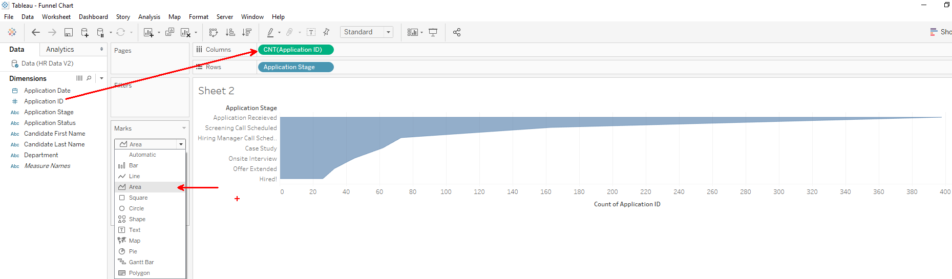 Two Ways to Build Funnel Charts in Tableau InterWorks