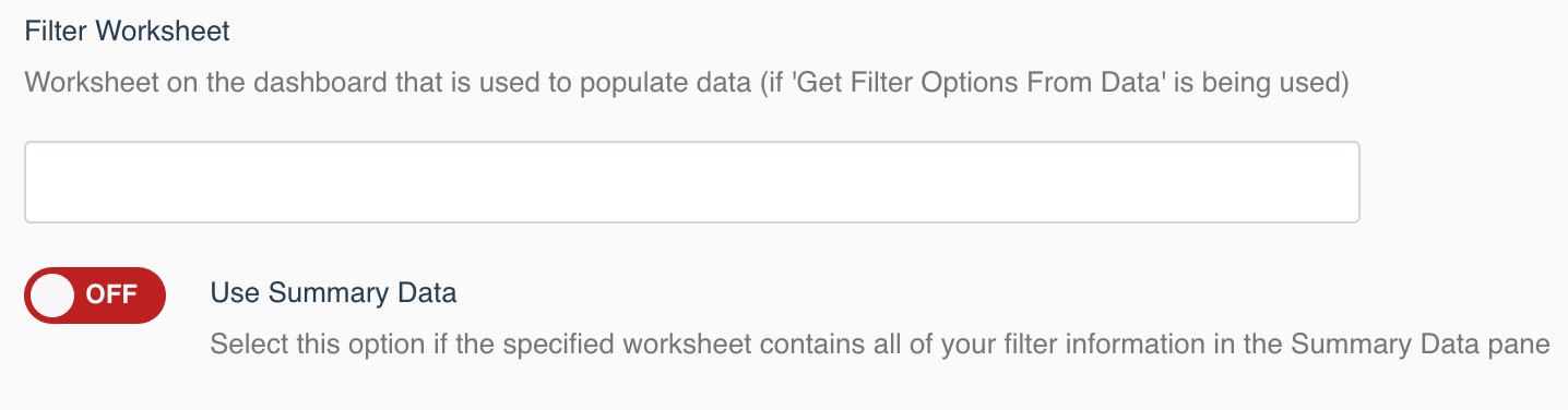 Portals for Tableau: Use Summary Data