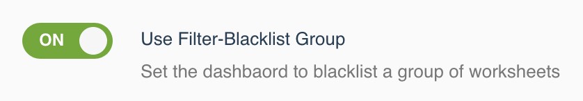 User Filter-Blacklist Group