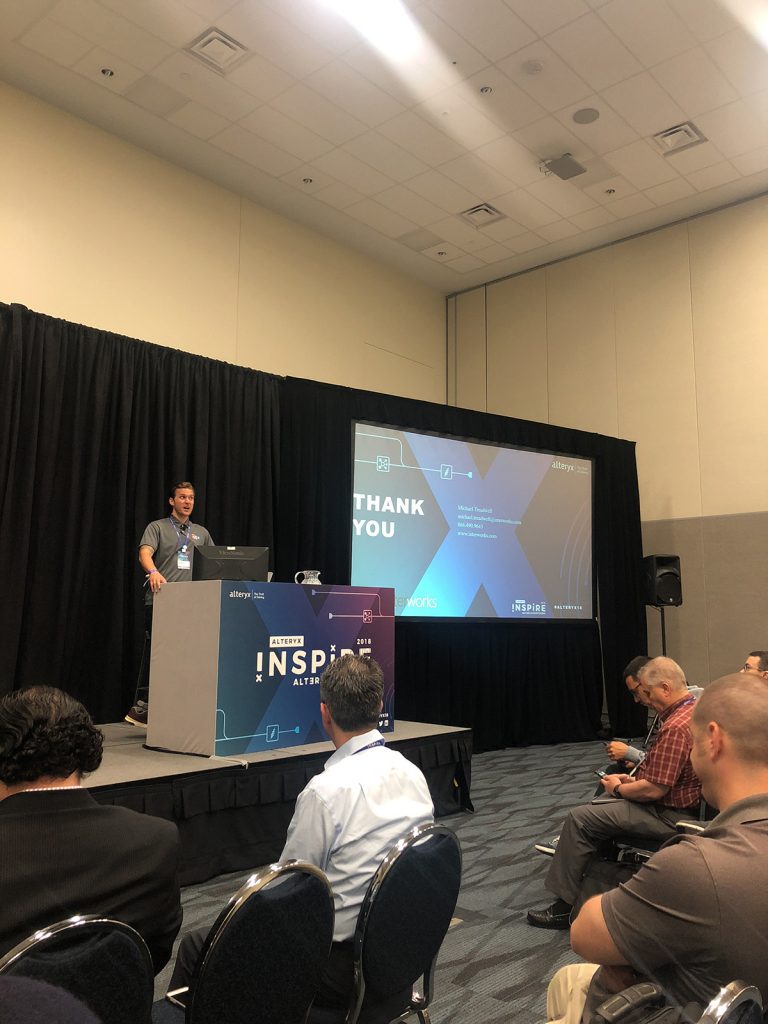 Alteryx Ace Mike Treadwell at Alteryx Inspire 2018