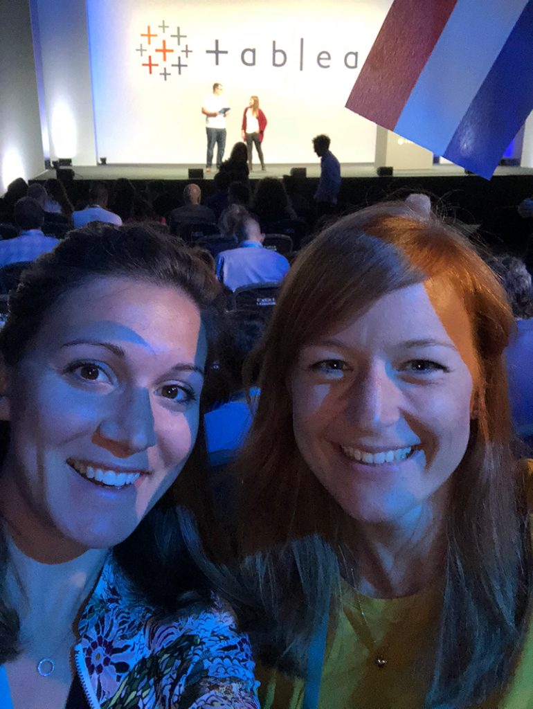 Kristi and Marleen at TC18 Europe in London