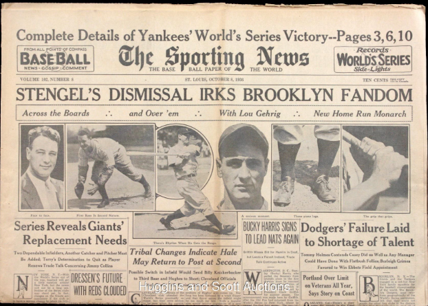 Sporting News Baseball Paper