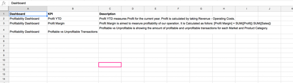 Google Sheet