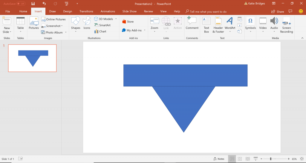 Funnel in PowerPoint