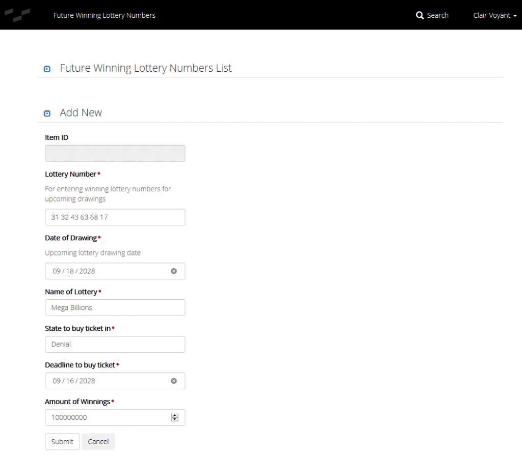 Portals for Tableau: Lottery Numbers