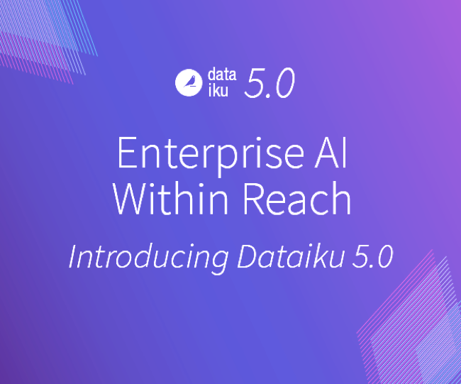 introducing Dataiku 5.0