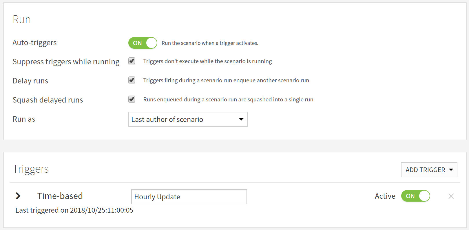 auto-triggers in automation scenarios with Dataiku and Snowflake