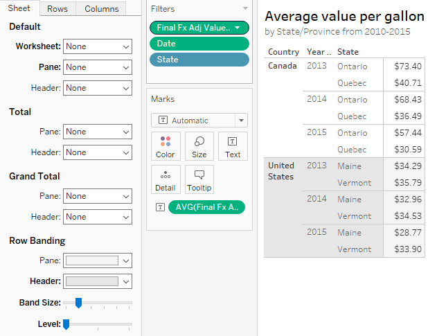 Tableau Bar Chart Border