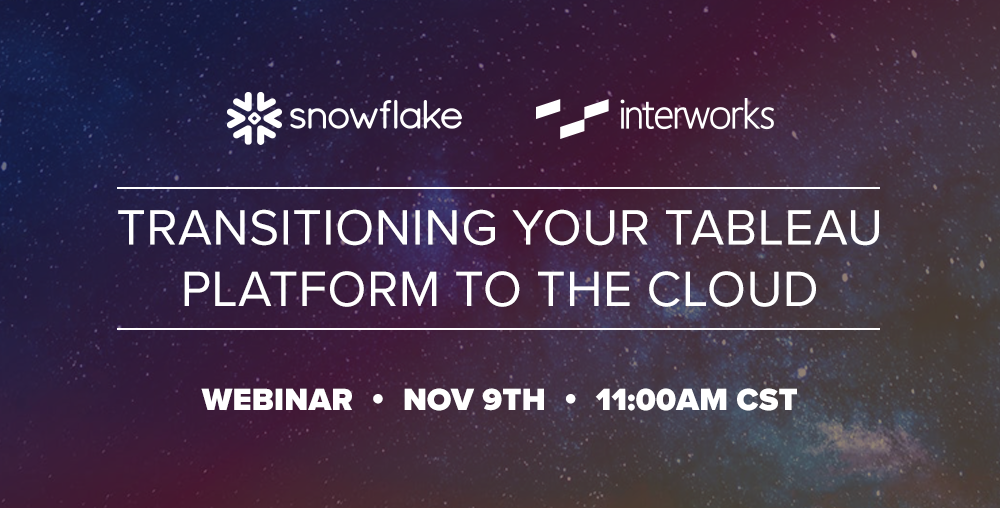 WEBINAR: Transitioning Your Tableau Platform to the Cloud - Part 1 ...
