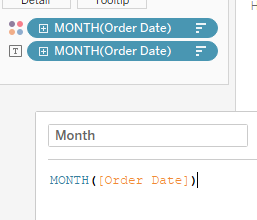 sorting months in Tableau in reverse