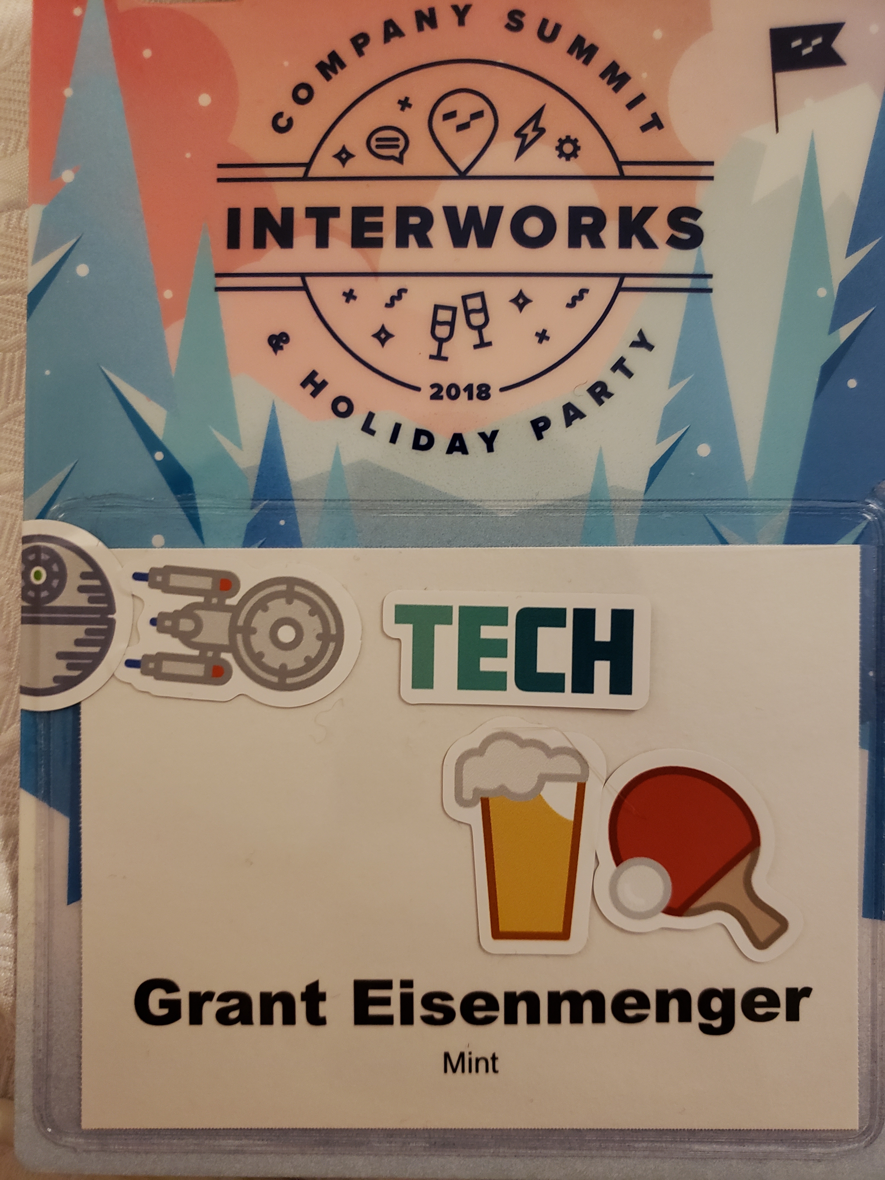 InterWorks Summit name badge