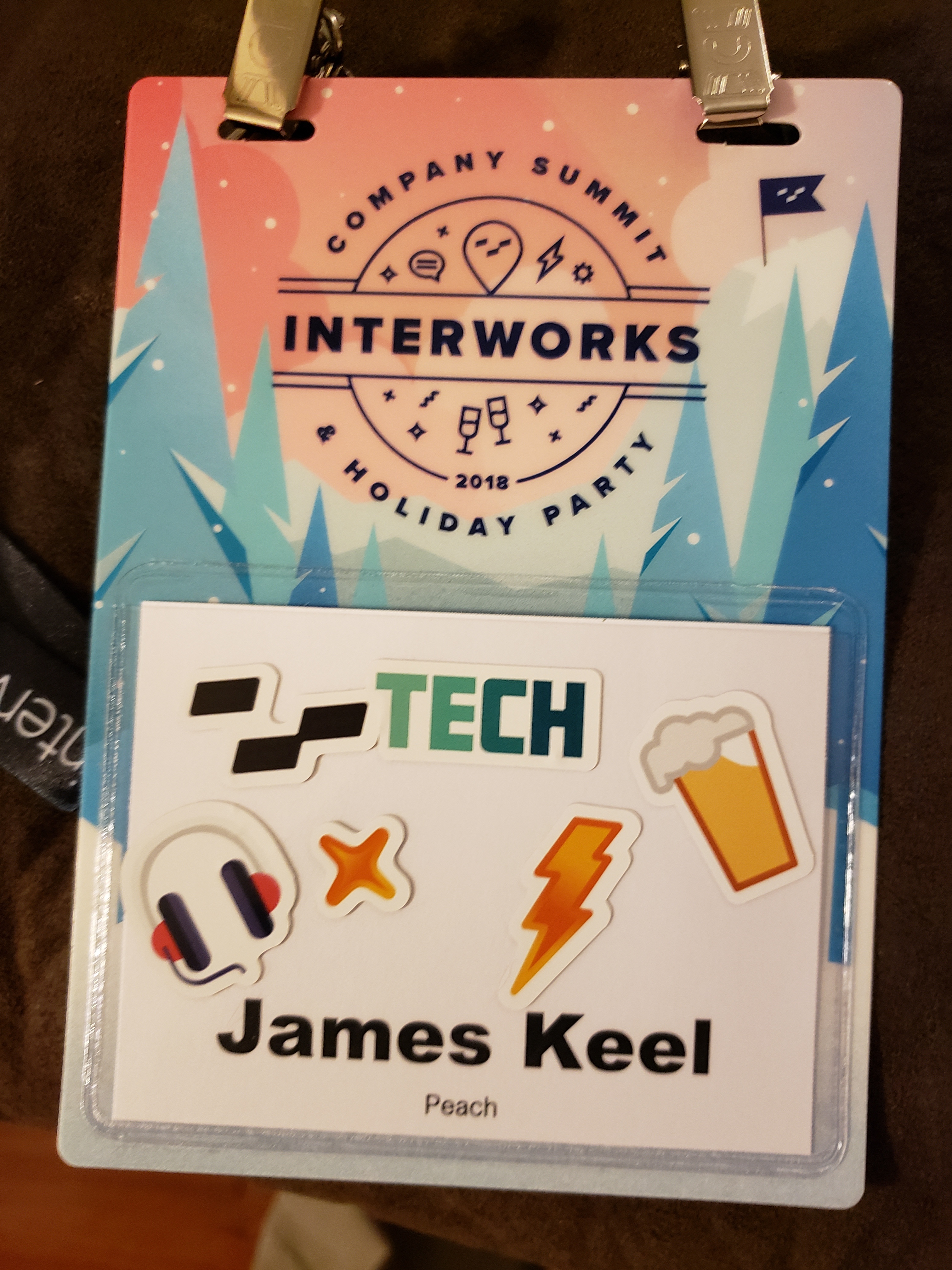 InterWorks Summit name badge