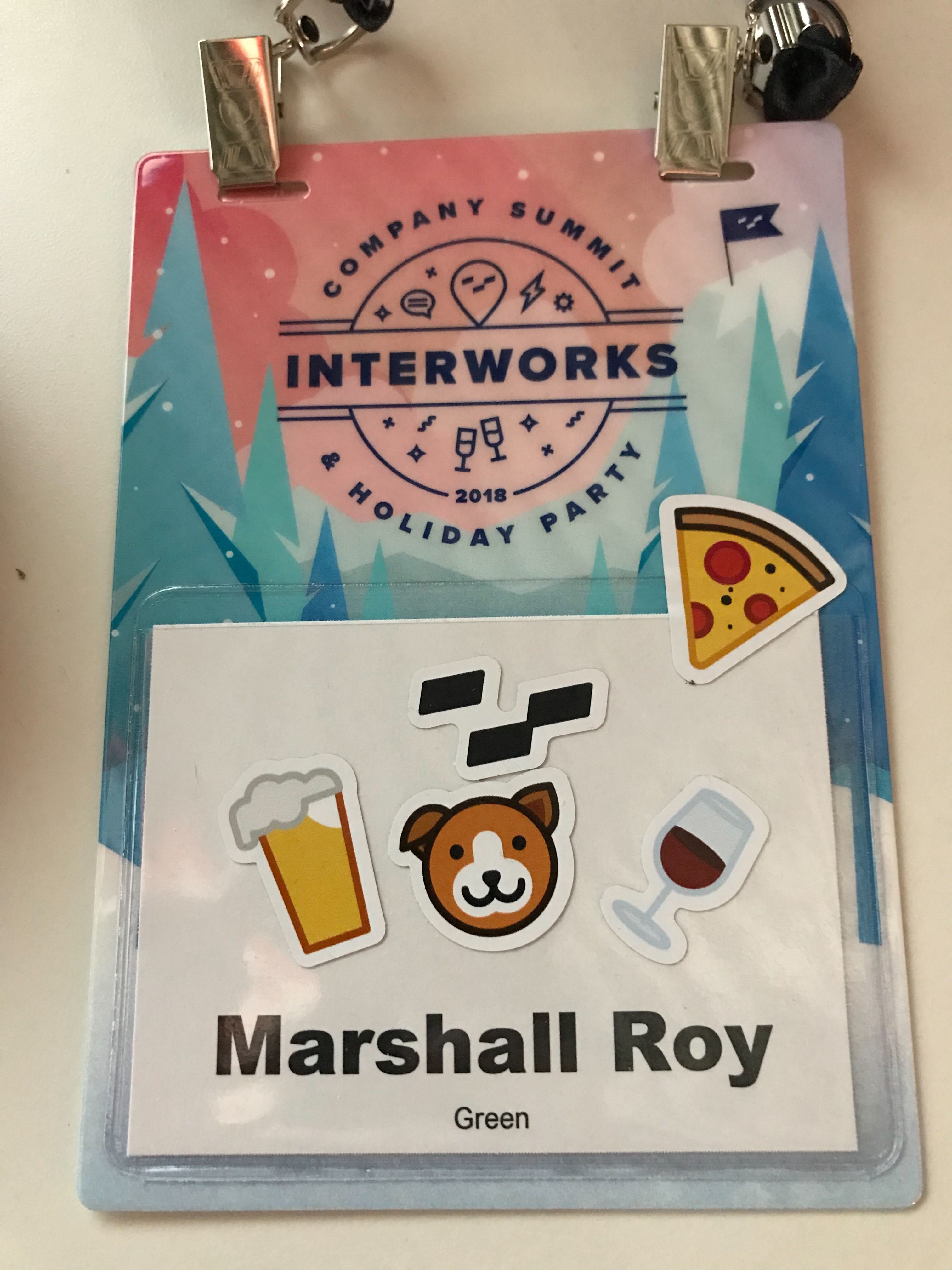 InterWorks Summit name badge