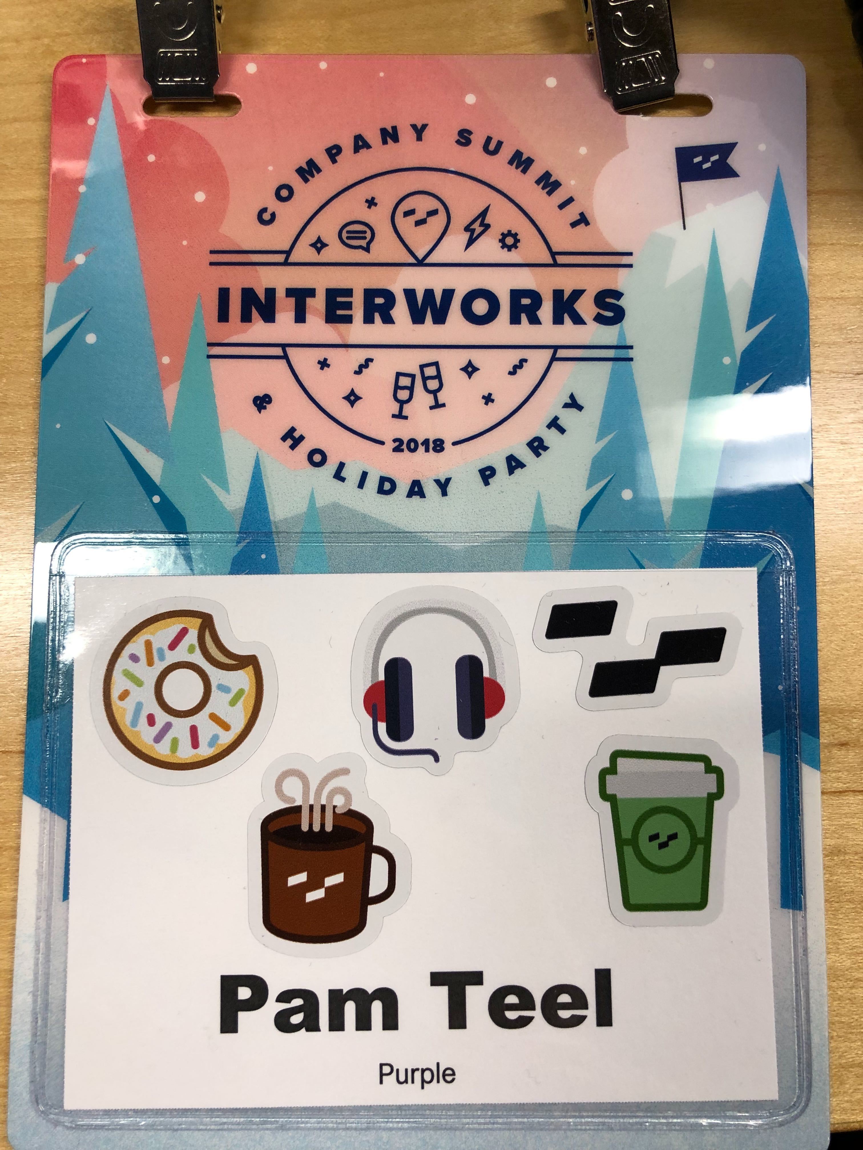 InterWorks Summit name badge