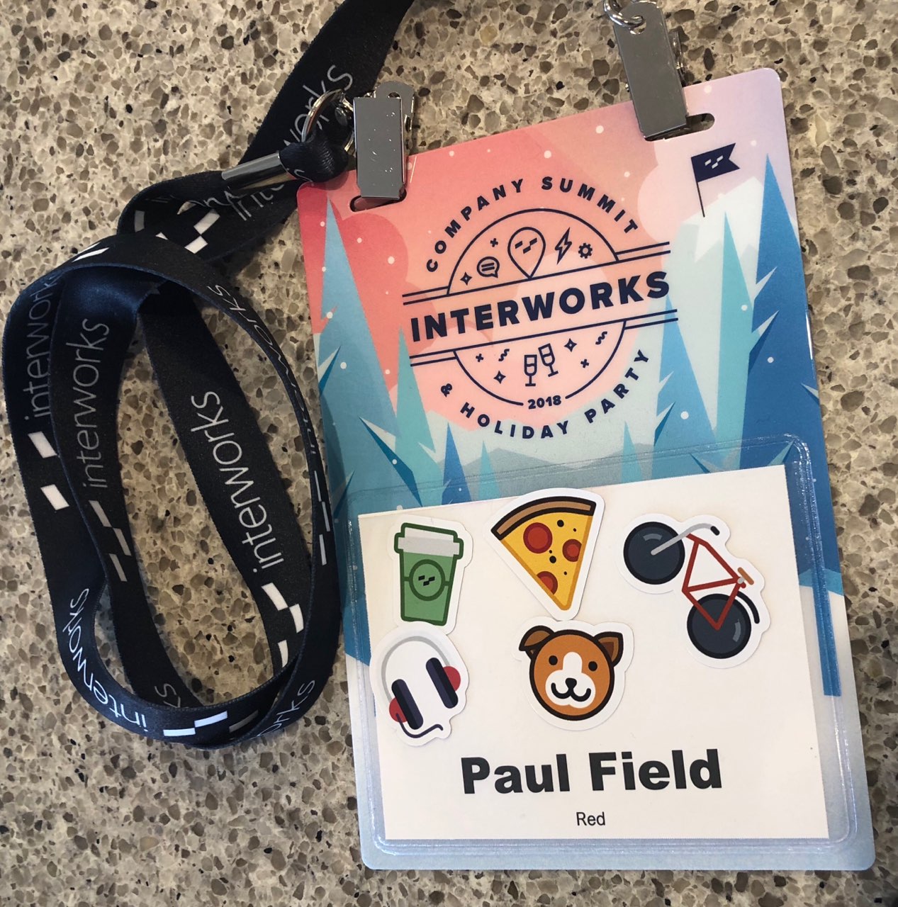 InterWorks Summit name badge