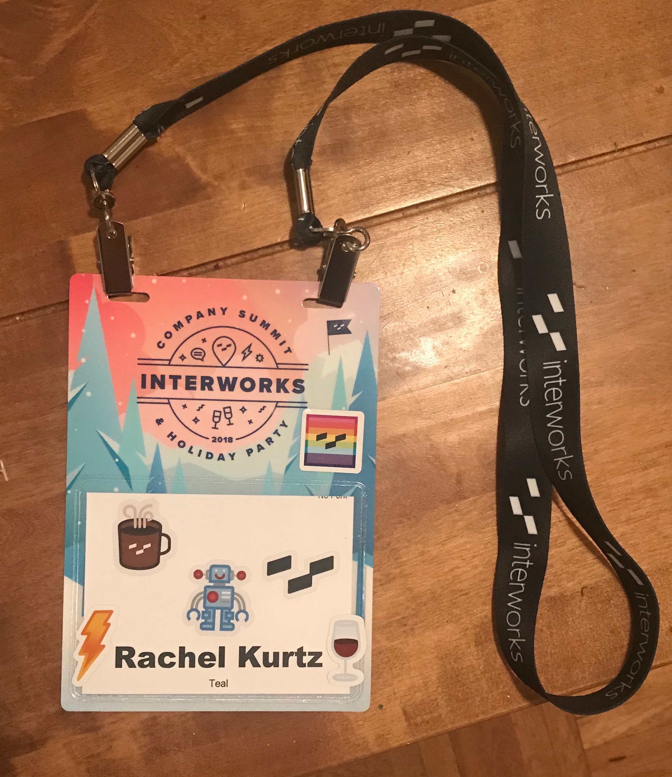 InterWorks Summit name badge