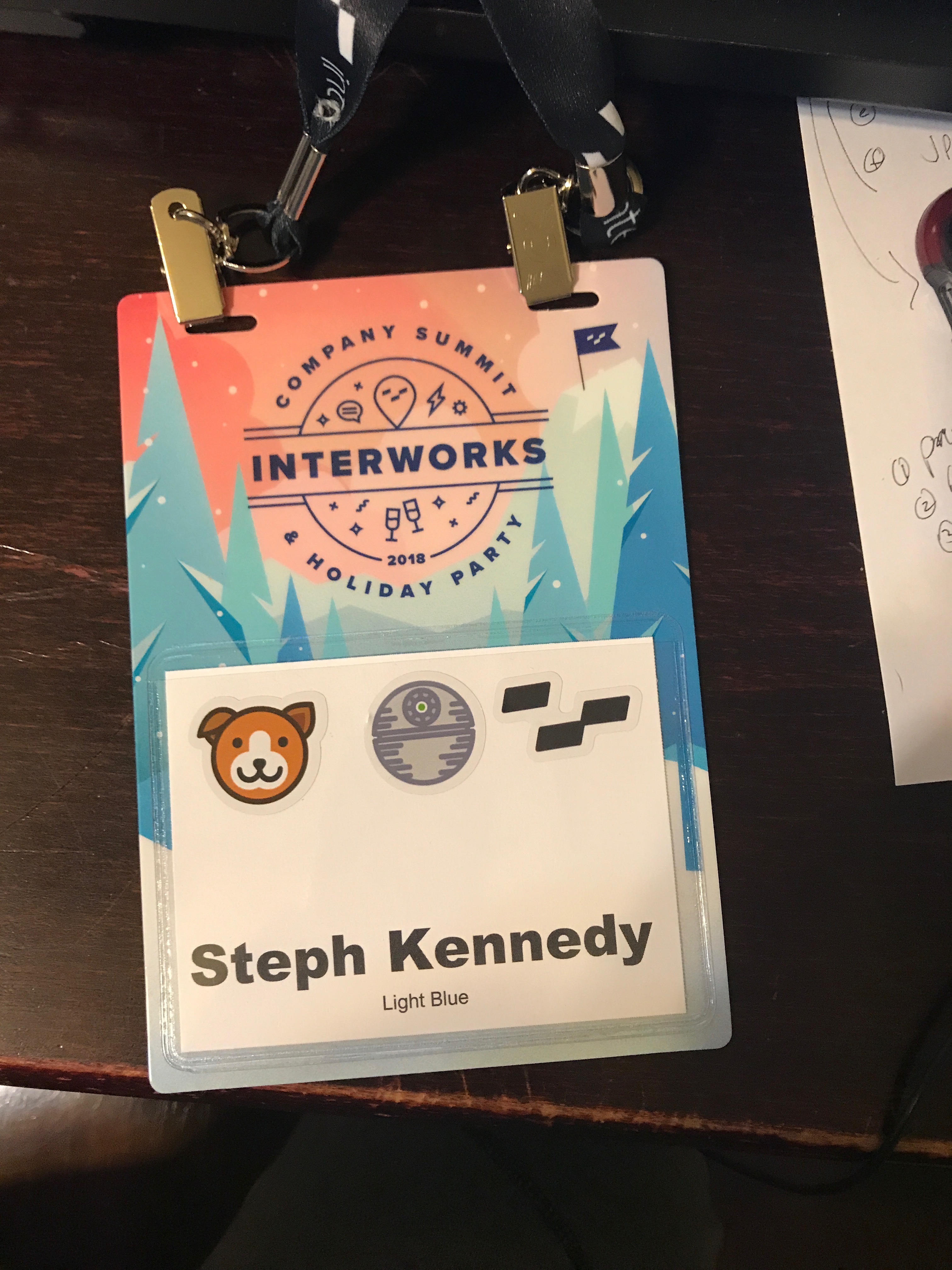 InterWorks Summit name badge