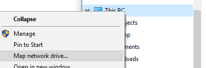 mapped drive
