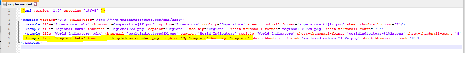 adding your details to a manifest file