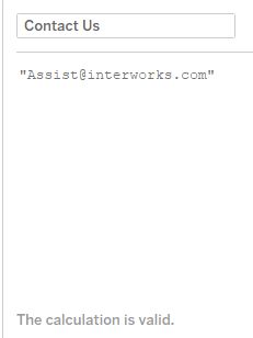 contact us calculated field in Tableau