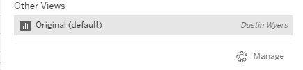 other views in Tableau Server