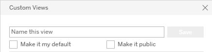 name your custom view in Tableau Server