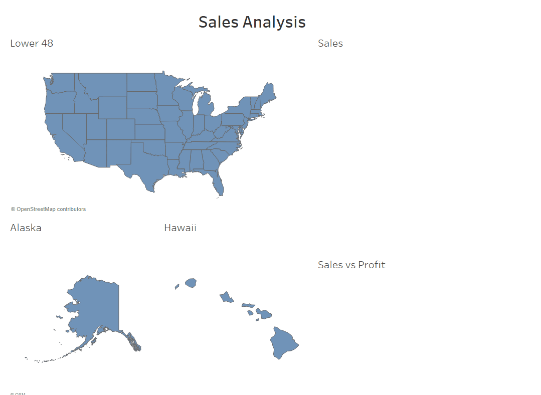 geographic data and set actions in Tableau