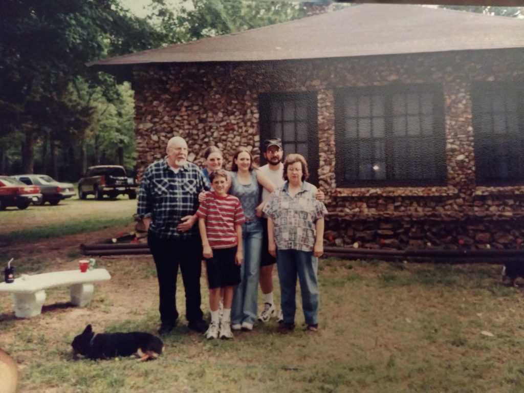 Carl and his family as he was growing up