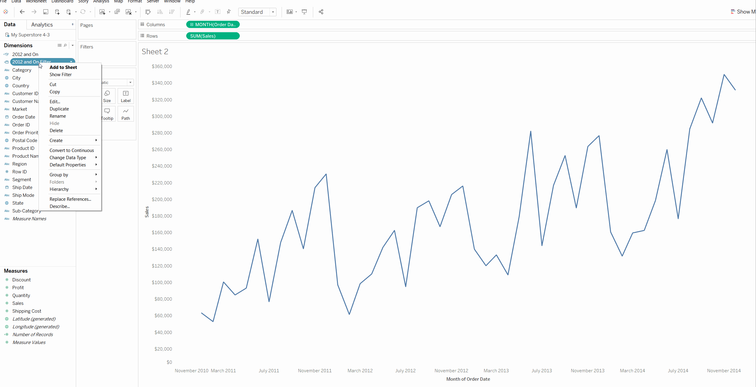 Tableau Class Notes Filtering With A Date Slider Interworks