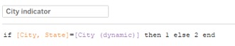 calculated field for distance in Tableau