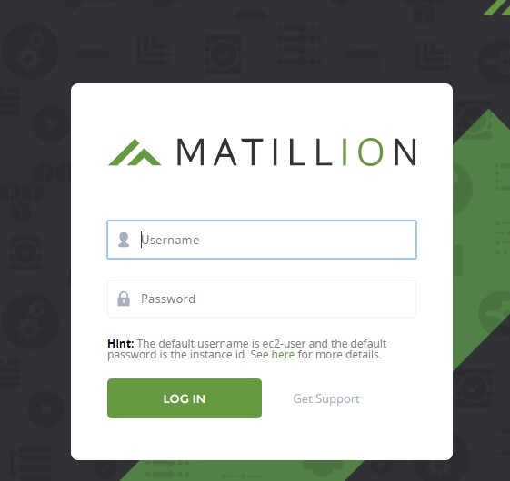 launching a new instance of Matillion