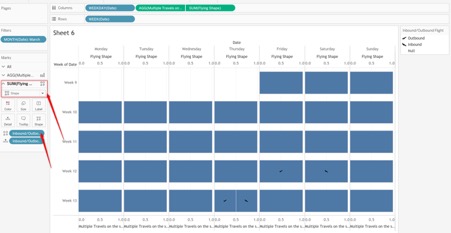 building the calendar view in Tableau