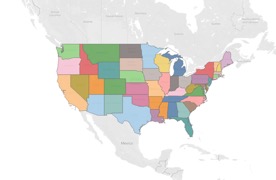 removing extra landmass in Tableau