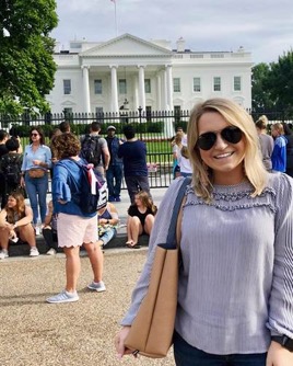 Karlee visiting the White House