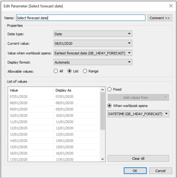 New Features in Tableau 2020.1 Dynamic Parameters and Animations