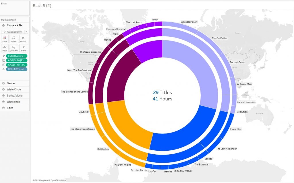 possible to create sunburst chart in tableau on mac