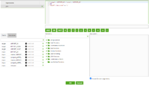 Table showing how to create join expression