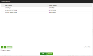 Table showing how to use the SK field and compare columns to appropriate columns