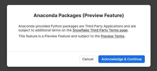 Anaconda Packages Preview