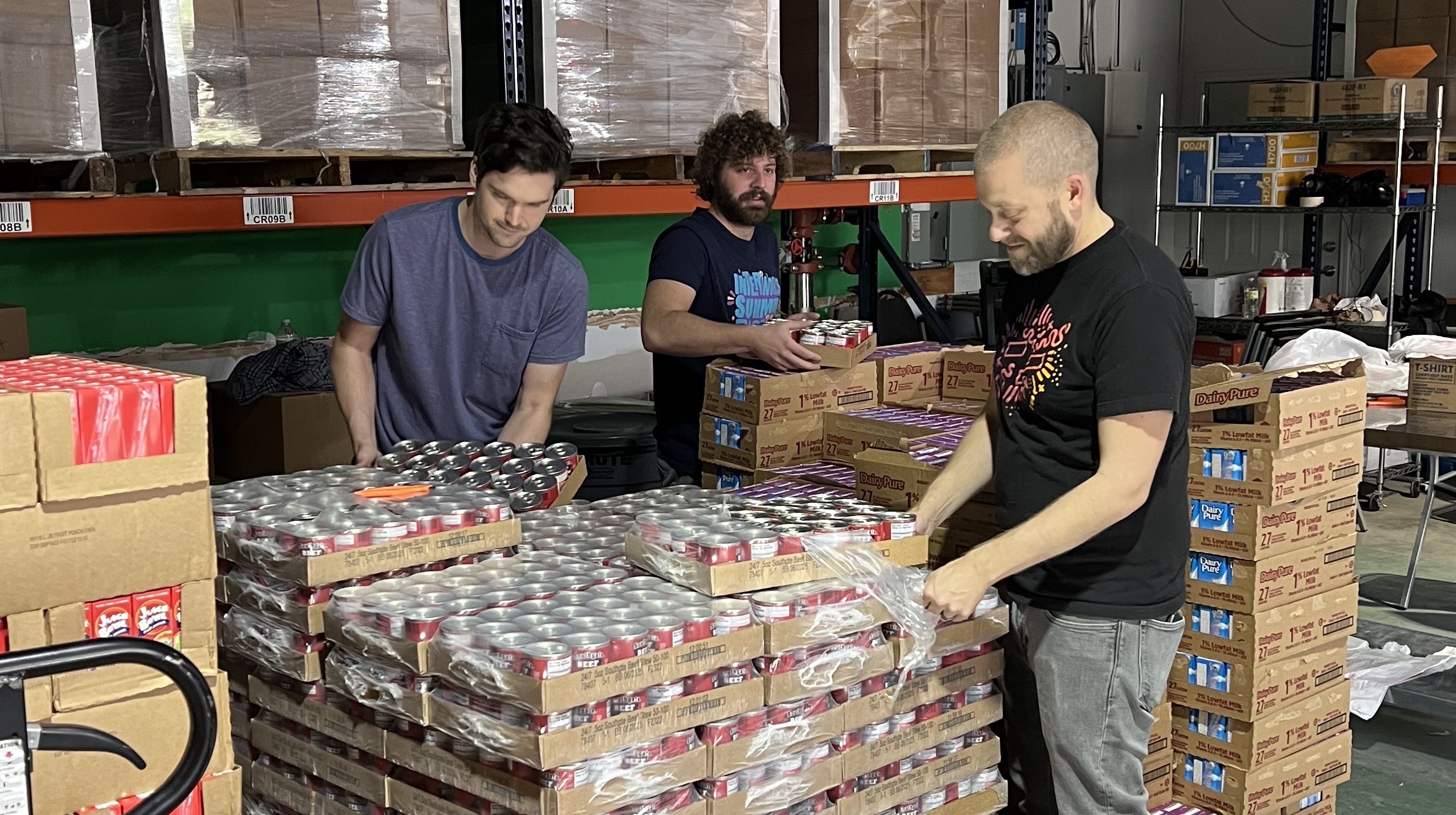 InterWorkers at the Eastern Regional Food Bank in Tulsa