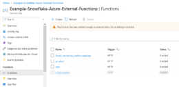 API Access Using Snowflake External Functions and Azure - InterWorks