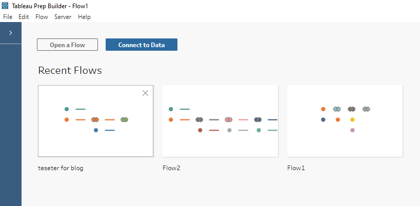 Tableau Prep flows