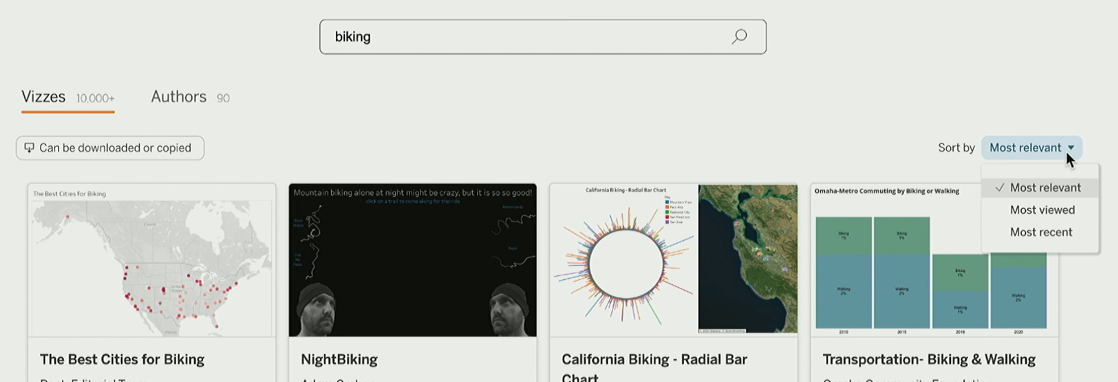 Dropdown sorting on Tableau