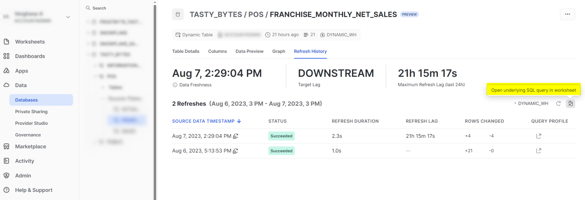 Snowflake Dynamic Tables: Automatic Declarative Data Transformation ...