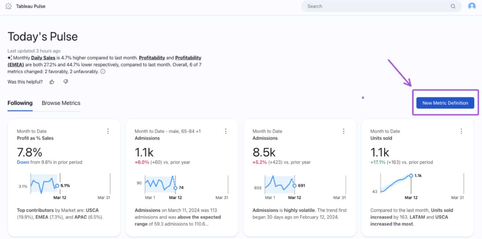 How To Build the Best Metrics in Tableau Pulse - InterWorks