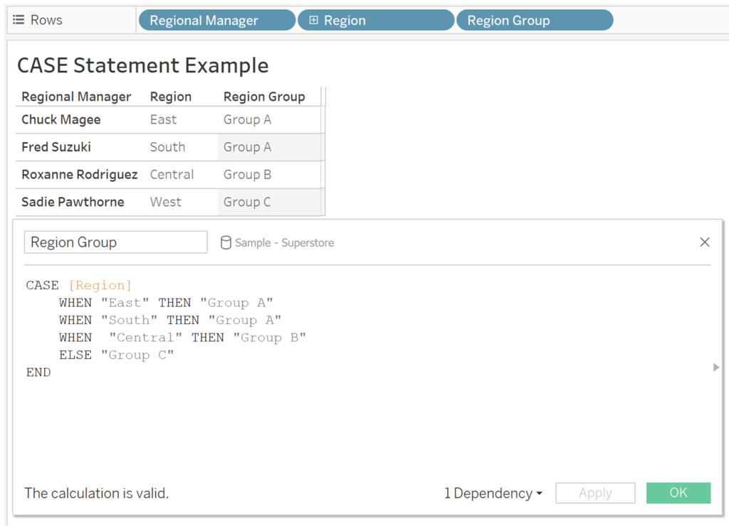 Power BI Case Statements InterWorks