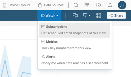 Tableau Subscriptions